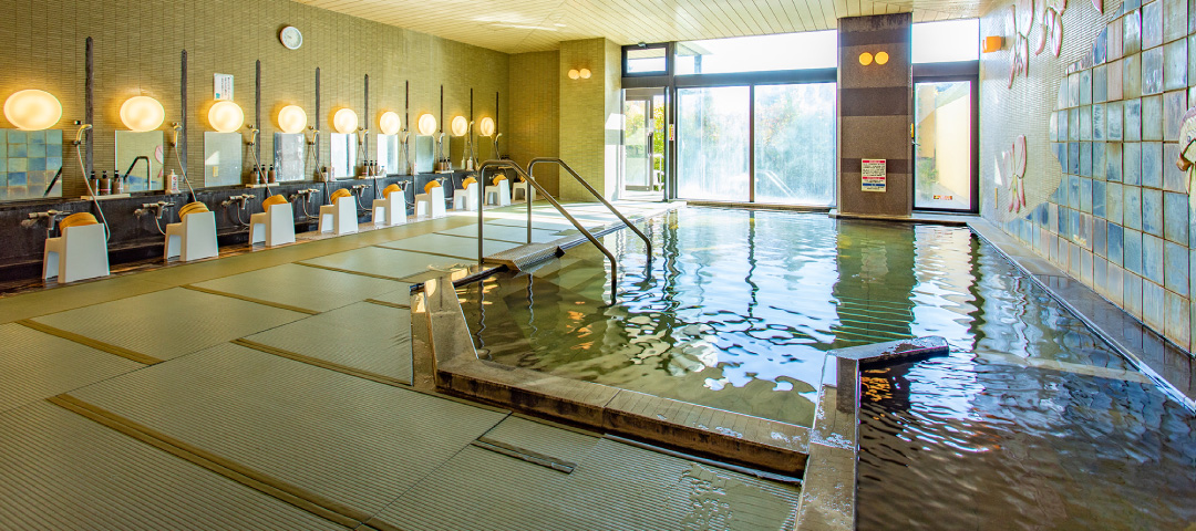 Public bath & garden open bath for male guests