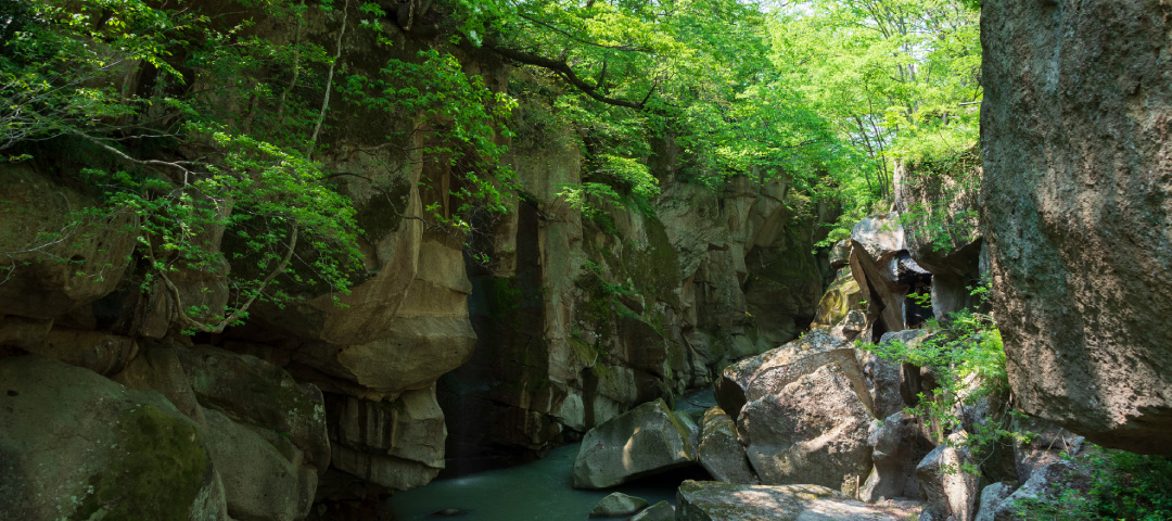 Rairaikyo canyon