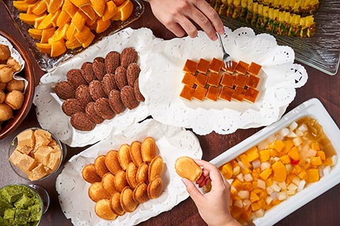 パティシエの手作りデザート