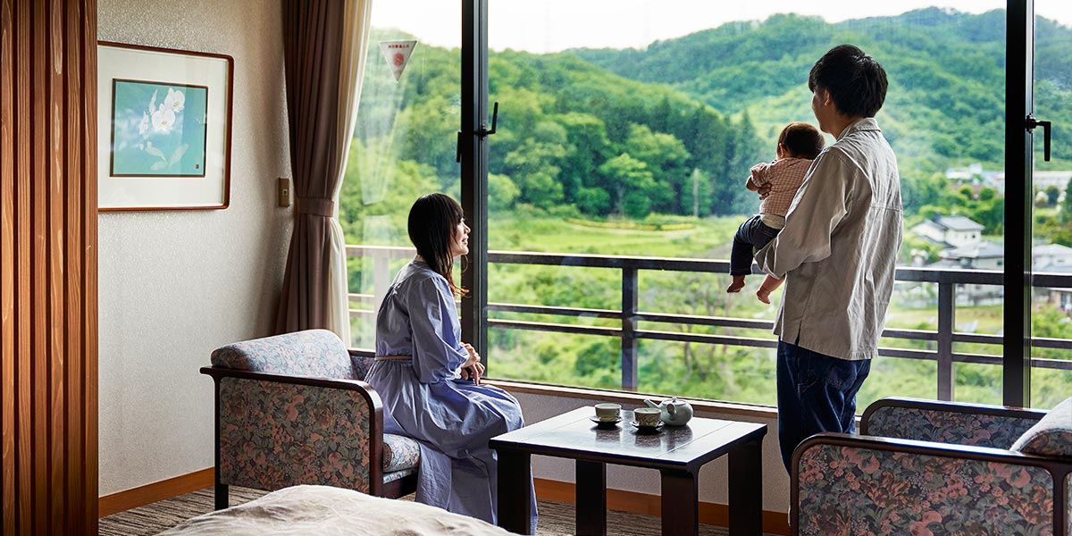 ひとにやさしいハートフルな宿